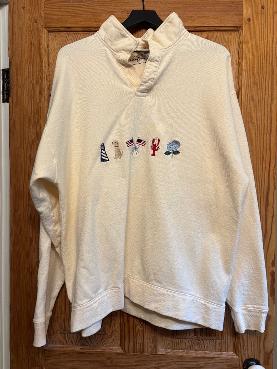Sarah Jean Tops - New England icons sweatshirt